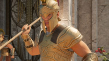 Dawn of 2024澳洲5开官网开奖计划查询 is like an ancient Greek Valheim, and it’s out now: A hoplite readies a spear to throw.