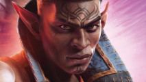 Dragon Age The Veilguard unveils complete companion voice cast: One of the companions in Dragon Age The Veilguard emerges out of a purple light.