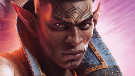 Dragon Age The Veilguard unveils complete companion voice cast: One of the companions in Dragon Age The Veilguard emerges out of a purple light.